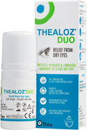 Thealoz Duo Eye Drops - Rapid & Long-Lasting Relief for Dry, Tired & Sore Eyes | Gentle, Preservative-Free Formula | Suitable for Contact Lens Wearers | 10 ml (300 Drops)
COLOR: White