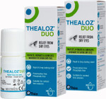Thealoz Duo Eye Drops - Rapid & Long-Lasting Relief for Dry, Tired & Sore Eyes | Gentle, Preservative-Free Formula | Suitable for Contact Lens Wearers | Pack of 2 x 10ml (600 Drops) Thealoz Duo Eye Drops - Rapid & Long-Lasting Relief for Dry, Tired & Sore Eyes | Gentle, Preservative-Free Formula | Suitable for Contact Lens Wearers | Pack of 2 x 10ml (600 Drops)