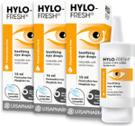 HYLO Fresh - Triple Pack Preservative Free - Soothing, Lubricating Eyedrops for Irritated or Mild Dry Eye 3x10ml HYLO Fresh - Triple Pack Preservative Free - Soothing, Lubricating Eyedrops for Irritated or Mild Dry Eye 3x10ml