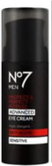 Boots No7 MEN Protect & Perfect Intense ADVANCED EYE CREAM ANTI-AGEING Sensitive 15ml-Visibly Improves Deep Lines and Wrinkles. FOR YOUNGER LOOKING SKIN IN JUST 2 WEEKS Boots No7 MEN Protect & Perfect Intense ADVANCED EYE CREAM ANTI-AGEING Sensitive 15ml-Visibly Improves Deep Lines and Wrinkles. FOR YOUNGER LOOKING SKIN IN JUST 2 WEEKS