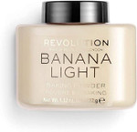 Revolution Beauty London, Loose Baking Powder, Prolongs Makeup Wear, Setting Banana Light, For Light Skin tones, 32g