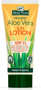 Aloe Pura, Organic Aloe Vera Sun Lotion SPF 15, Natural, Vegetarian, Cruelty Free, Paraben & SLS Free, Long-Lasting Shield, Medium Protection, 200ml

SIZE: 200 ml (Pack of 1)