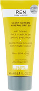 Ren Clean Skincare Clean Screen Mineral Mattifying Face Sunscreen | Spf 30 | For Sensitive Skin | Uva & Uvb Ray Protection | Vegan | Step 4: Glow & Protect

Size: 50 Ml (Pack Of 1)