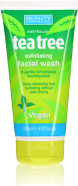 Beauty Formulas Australian Tea Tree Exfoliating Facial Wash, 150 milliliters