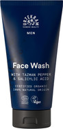 Urtekram - Men's Face Wash - With Tazman Pepper & Salicylic Acid - Effectively Removes Impurities - Soothe Irritated Skin From Shaving - 150 ml - Vegan, Organic, Natural Origin