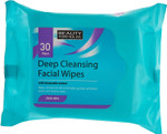 Beauty Formulas Clear Skin Deep Cleansing Facial Wipes 30'S