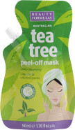 Beauty Formulas Australian Tea Tree Peel-Off Mask, Deep Cleansing Lifts Dirt Unblock Pores Remove Blackheads Peel Away Dead Skin Cells, 50 ml Beauty Formulas Australian Tea Tree Peel-Off Mask, Deep Cleansing Lifts Dirt Unblock Pores Remove Blackheads Peel Away Dead Skin Cells, 50 ml