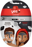 Yes To Detoxifying & Remineralizing Black & White Char Yin & Yang Double Masking Kit