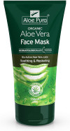Aloe Pura, Organic Aloe Vera Face Mask, Natural, Vegan, Cruelty Free, Paraben & SLS Free, Dermatologically Tested, Soothing, 150 ml Aloe Pura, Organic Aloe Vera Face Mask, Natural, Vegan, Cruelty Free, Paraben & SLS Free, Dermatologically Tested, Soothing, 150 ml