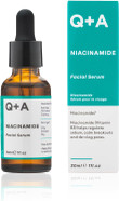 Q+A Niacinamide Serum, a signature blend of Pineapple, Passionfruit, Peach, Goji Berry, and Cantaloupe Melon, rich in antioxidants, protects the skin whilst hydrating and balancing, 30ml