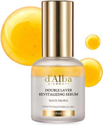 d'Alba Italian White Truffle Double Layer Revitalizing Serum, 100hr hydration serum, 2 in 1 double solution serum, glow and long-lasting moisture serum