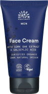 Urtekram - Men's Face Cream - With Cork Oak Extract - Long Lasting Hydration - Suitable For Sensitive Skin & Helps Against Post Shave Irritation - 75ml, Vegan, Organic, Natural Origin