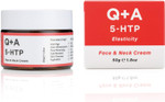 Q+A 5-HTP Face and Neck Cream. A moisturiser for improving skin elasticity and collagen production. 50g/1.8oz Q+A 5-HTP Face and Neck Cream. A moisturiser for improving skin elasticity and collagen production. 50g/1.8oz