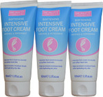 THREE PACKS of Beauty Formulas Intensive Foot Cream 100ml