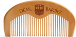 Dear Barber Men'S Beard Comb Crafted From Pear Wood, Keeps Beard And Moustache Well Groomed Dear Barber Men'S Beard Comb Crafted From Pear Wood, Keeps Beard And Moustache Well Groomed