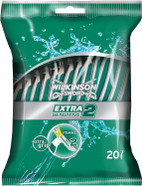 WILKINSON SWORD - Extra 2 Disposible Razors For Men | Sensitive Comfort | Pack of 20 Razors