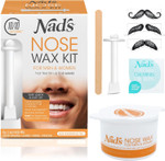 Nad's Nose Waxing Kit for Men and Women, Nose Hair Removal, Nose Wax, Hypoallergenic, 45g