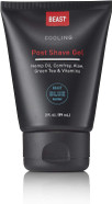 Beast Blue Cooling Post-Shave Gel, Hemp Oil, Comfrey, Aloe, Green Tea & Vitamins, Beast Blue Scent - 3 Oz Tame The Beast