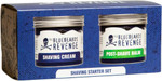The Bluebeards Revenge Shaving Starter Set, Vegan Friendly Gift Set, Includes Shaving Cream (150ml) and Post Shave Balm (150ml) - 2 Piece The Bluebeards Revenge Shaving Starter Set, Vegan Friendly Gift Set, Includes Shaving Cream (150ml) and Post Shave Balm (150ml) - 2 Piece