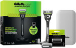 Fusion Gillette Labs Men'S Razor + 8 Razor Blade Refills With Exfoliating Bar, Includes Premium Magnetic Stand & Travel Case Fusion Gillette Labs Men'S Razor + 8 Razor Blade Refills With Exfoliating Bar, Includes Premium Magnetic Stand & Travel Case