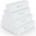 White Nail Buffer Sanding Block - (Pack of 10) NYK1 Professional Salon Quality Grit Nail Buffer File for Sanding, Filing Natural, Shellac or Acrylic Gel Nails
COLOR: Nail Buffers Block (Pack of 10)