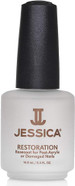 JESSICA Restoration Nail Polish Base Coat for Post-Acrylic or Damaged Nails, 14.8 ml