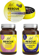 Rescue Remedy Exam Preparation Bundle, Study Helper, Improve Focus, Mental Well-Being, Promote Emotional Wellness, Pastilles, Capsules, 3 Pack Bundle