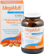 HealthAid Mega-Multi's (with Ginseng) - 30 Tablets