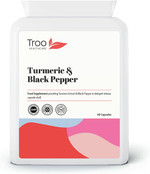 Turmeric Supplement (500 Mg) - 60 Capsules With Black Pepper Extract Piperine | Provides 95% Standardisation Of Curcumin | Uk Manufactured