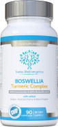 Boswellia & Turmeric Complex 90 Capsules Super High Strength Curcumin Containing Minimum 95% Curcumoids & 65% Boswellic Acid - Uk Made Boswellia & Turmeric Complex 90 Capsules Super High Strength Curcumin Containing Minimum 95% Curcumoids & 65% Boswellic Acid - Uk Made