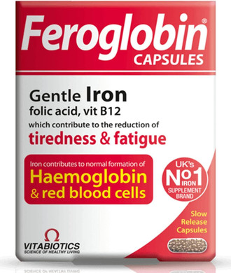Feroglobin Iron Capsule Helps To Reduce Tiredness And Fatigue