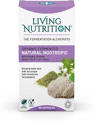 Living Nutrition Organic Fermented Natural Nootropic (60 Caps)