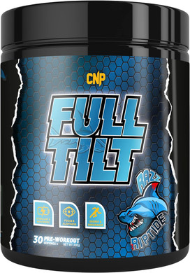 Cnp Professional Cnp Professional Full Tilt, Strong Pre-Workout, Stimulant & Nootropic For Energy & Focus, 30 Servings, 4 Exclusive Flavours (Razz Riptide)