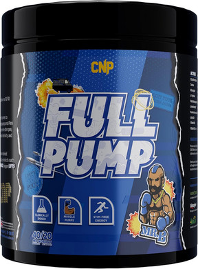 Cnp Professional Full Pump, Strong Stim Free Energy And Muscle Pumps Pre-Workout, 20/40 Servings, 300G, 4 Flavours Available (Mr B)