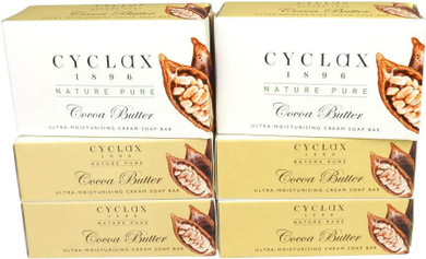 Cyclax Nature Pure Cocoa Butter Ultra Moisturising Soap 90G (Pack Of 6)
