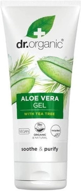 Dr Organic, Organic Aloe Vera Gel With Tea Tree , Natural , Vegan , Cruelty Free , Paraben & Sls Free , 200Ml