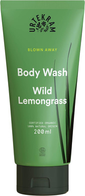 Urtekram Body Wash - All Skin Types - Wild Lemongrass - 200 Ml, Vegan, Organic, Natural Origin
Color: Lemongrass