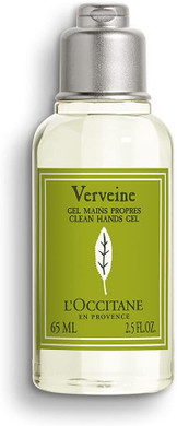 L'Occitane Verbena Clean Hands Gel 65 Ml | Zesty Portable Hand Sanitiser