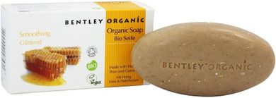 Bentley Organic, Organic Soap, Smoothing, Honey, Bran & Oatmeal, 5.3 Oz (150 G)