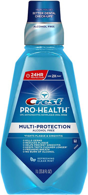 Crest pro health mouth wash with refreshing clean mint - 1 ltr