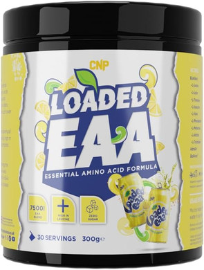 Cnp Professional Loaded Eaas, Essential Amino Acids, Bcaas, Muscle Repair & Recovery Powder, 300G / 100G And 30/10 Servings, 9 Delicious Flavours (Fantasy Lemon, 300G)