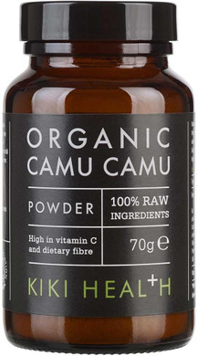 Kiki Health Premium 100% Raw Organic Camu Camu Powder | Sustainably Sourced Superfood | 463% Vitamin C In 1 Tsp | Boost Collagen, Gluten-Free & Vegan | Certified Organic By Soil Association