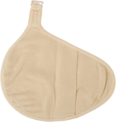Silicone Breast Protective Pocket For Mastectomy, Breast Protective Case With Spiral Hook Portable Prosthesis Breast Protect Bag L (Right)