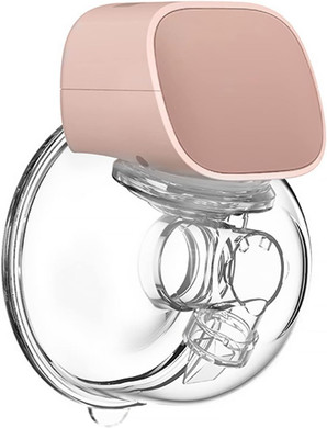 Wearable Breast Pump Electric Breast Pump Hands-Free Breastfeeding Pump Low-Noise Pain Free Breast Pump With 2 Modes 5 Levels Spill-Proof Breast Pump Auto(Pink)--Color : Pink___