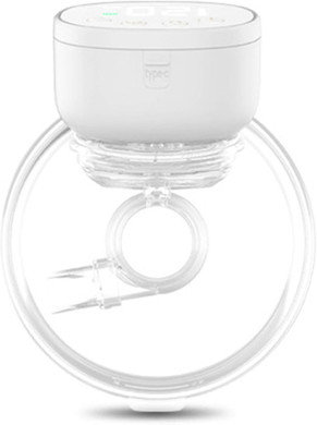 Wearable Breast Pump Hands Free, Portable Automatic Breast Pump 3 Modes Leakproof Massage Wireless Low Noise Portable Milk Pump Wireless Breast Pump White--Color : White___