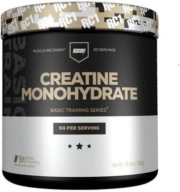 REDCON1 Creatine Monohydrate - Keto Friendly + Vegan Pre & Post Workout Supplement - Creatine Powder to Support Recovery & Athletic Performance (60 Servings)