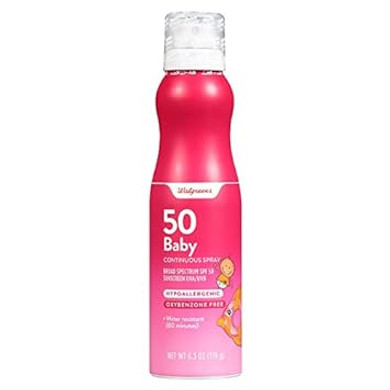 Walgreens Baby SPF50 Continuous Spray 6.3 oz