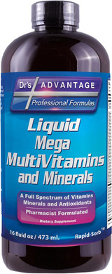 Drs Advantage - Liquid Mega Multivitamins And Minerals 32Oz [Health And Beauty]