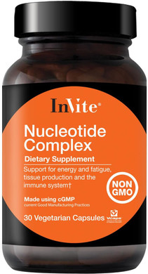 Invite Health Nucleotide Complex - Supports Immune Health And Energy - Contains Nucleotide Complex Blend 400 Mg Including Amp, Cmp, Gmp, Ump - 30 Vegetarian Capsules