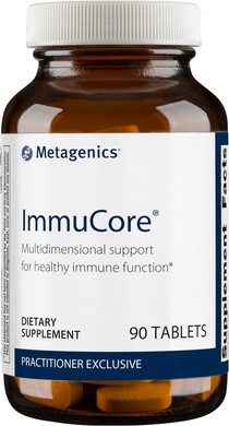 Metagenics Immucore, Multidimensional Support Supplement For Healthy Immune Function With Vitamin C, Vitamin D, Zinc And A Blend Of Mushroom Extracts - 90 Tablets